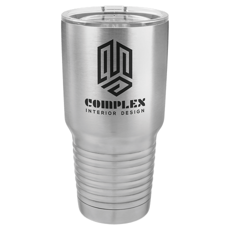 30 oz. Polar Camel Vacuum Insulated Ringneck Tumbler with Clear Lid-AKD Ink