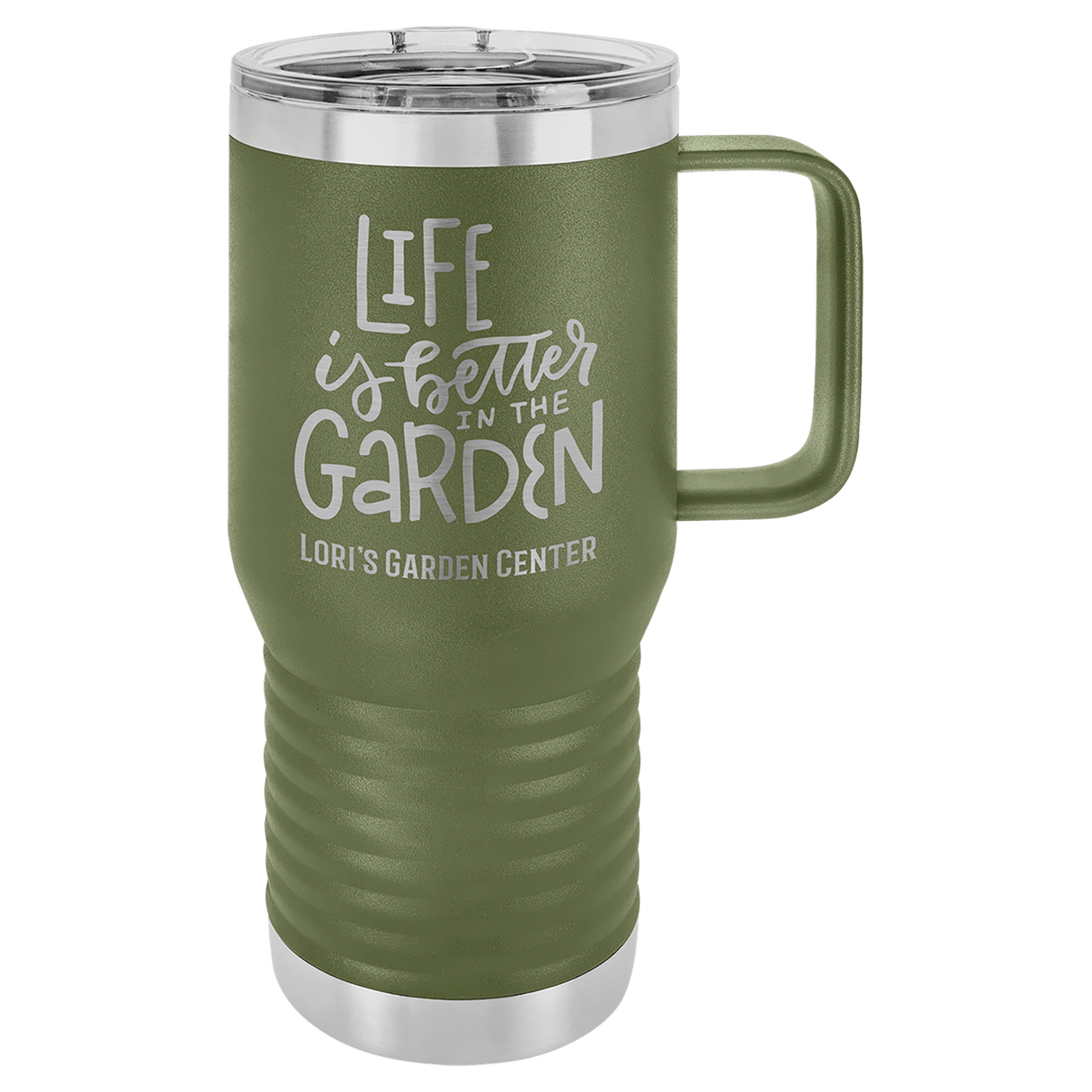 20 oz. Polar Camel Travel Mug with Clear Slider Lid-AKD Ink