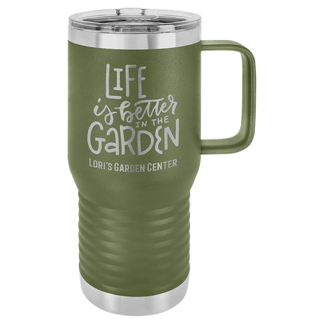 20 oz. Polar Camel Travel Mug with Clear Slider Lid-AKD Ink