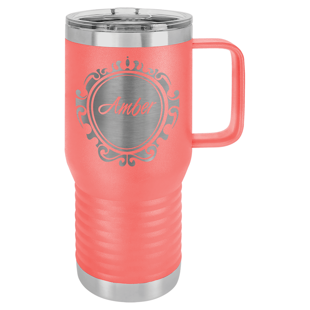 20 oz. Polar Camel Travel Mug with Clear Slider Lid-AKD Ink
