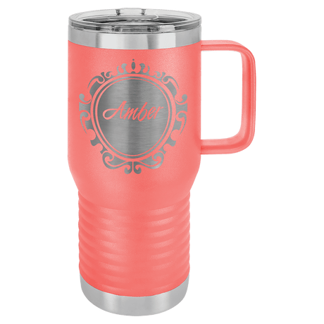 20 oz. Polar Camel Travel Mug with Clear Slider Lid-AKD Ink