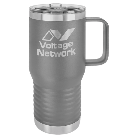 20 oz. Polar Camel Travel Mug with Clear Slider Lid-AKD Ink