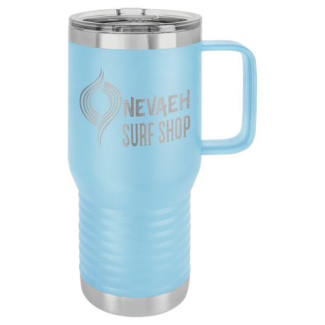 20 oz. Polar Camel Travel Mug with Clear Slider Lid-AKD Ink