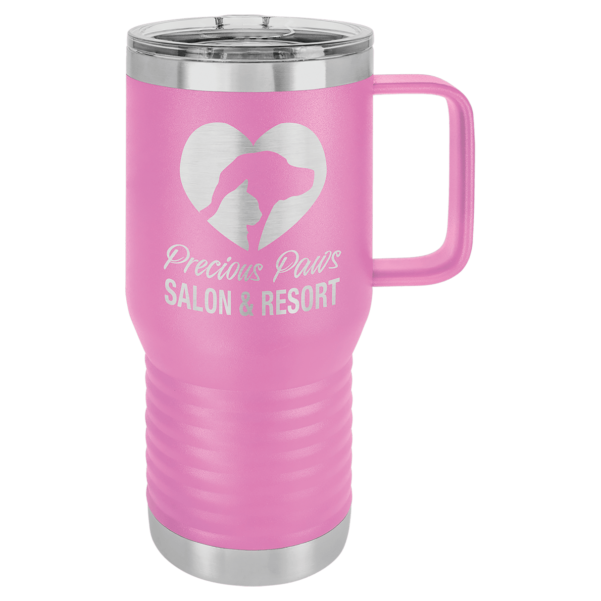 20 oz. Polar Camel Travel Mug with Clear Slider Lid-AKD Ink