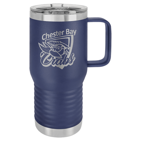 20 oz. Polar Camel Travel Mug with Clear Slider Lid-AKD Ink