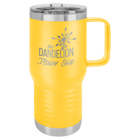 20 oz. Polar Camel Travel Mug with Clear Slider Lid-AKD Ink