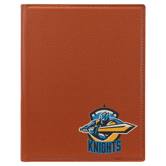 7" X 9" Basketball Small Portfolio With Notepad