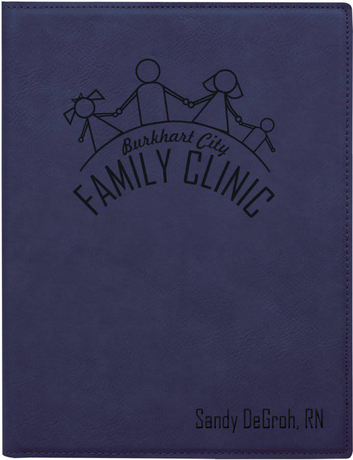 7" x 9" Small Portfolio with Notepad-AKD Ink