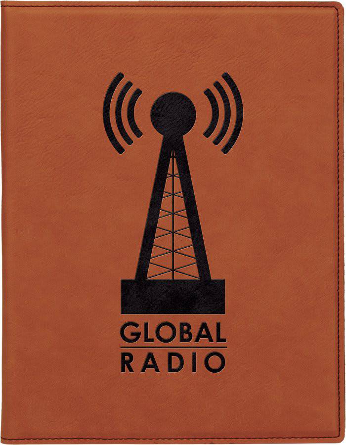 7" x 9" Small Portfolio with Notepad-AKD Ink