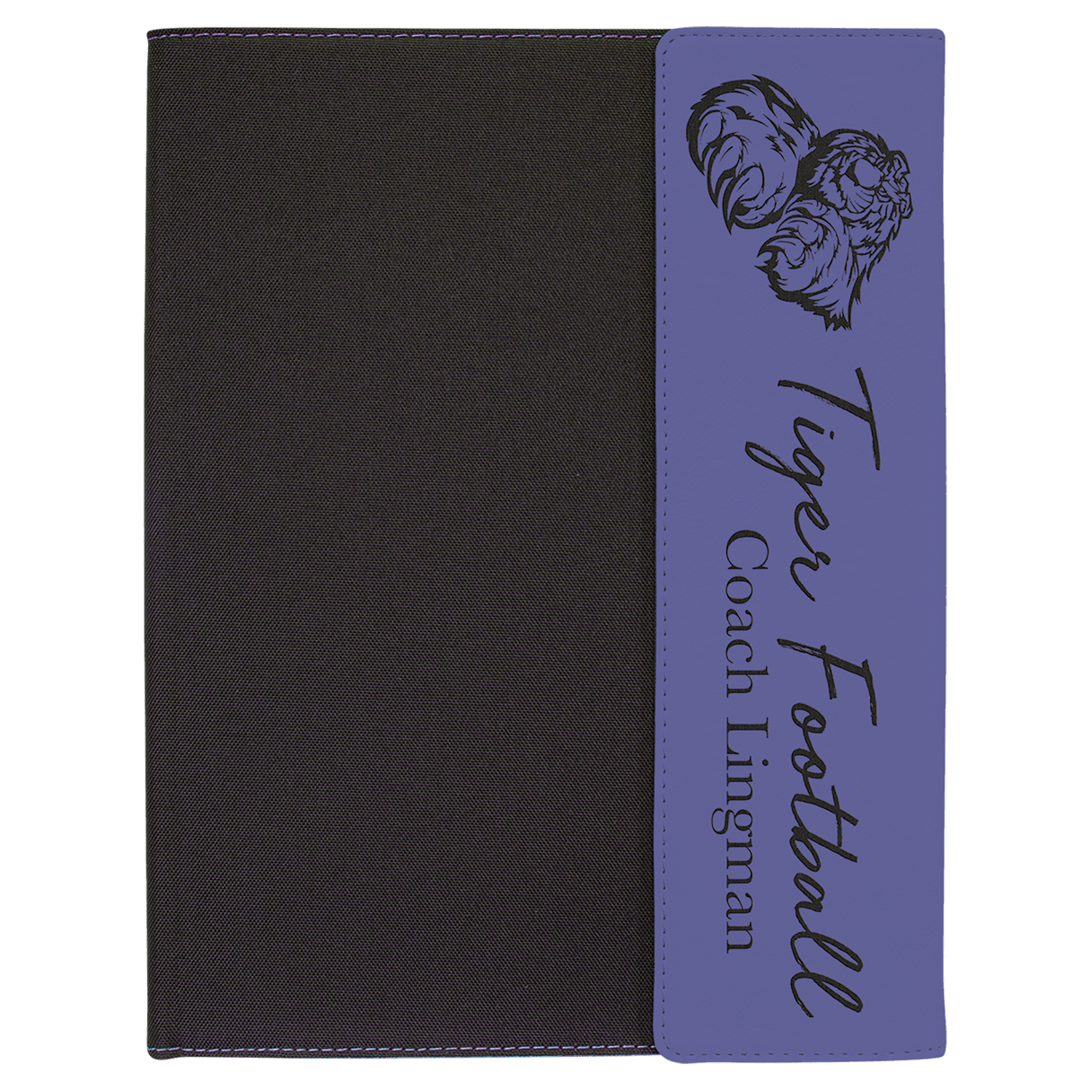 Black Canvas Portfolio with Notepad-AKD Ink
