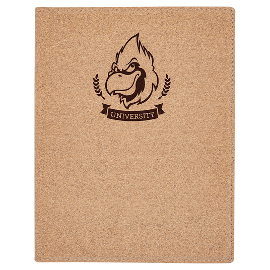 Cork Portfolio With Notepad