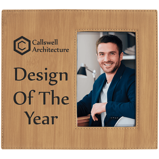 4" x 6" Photo Frame with Large Engraving Area-AKD Ink