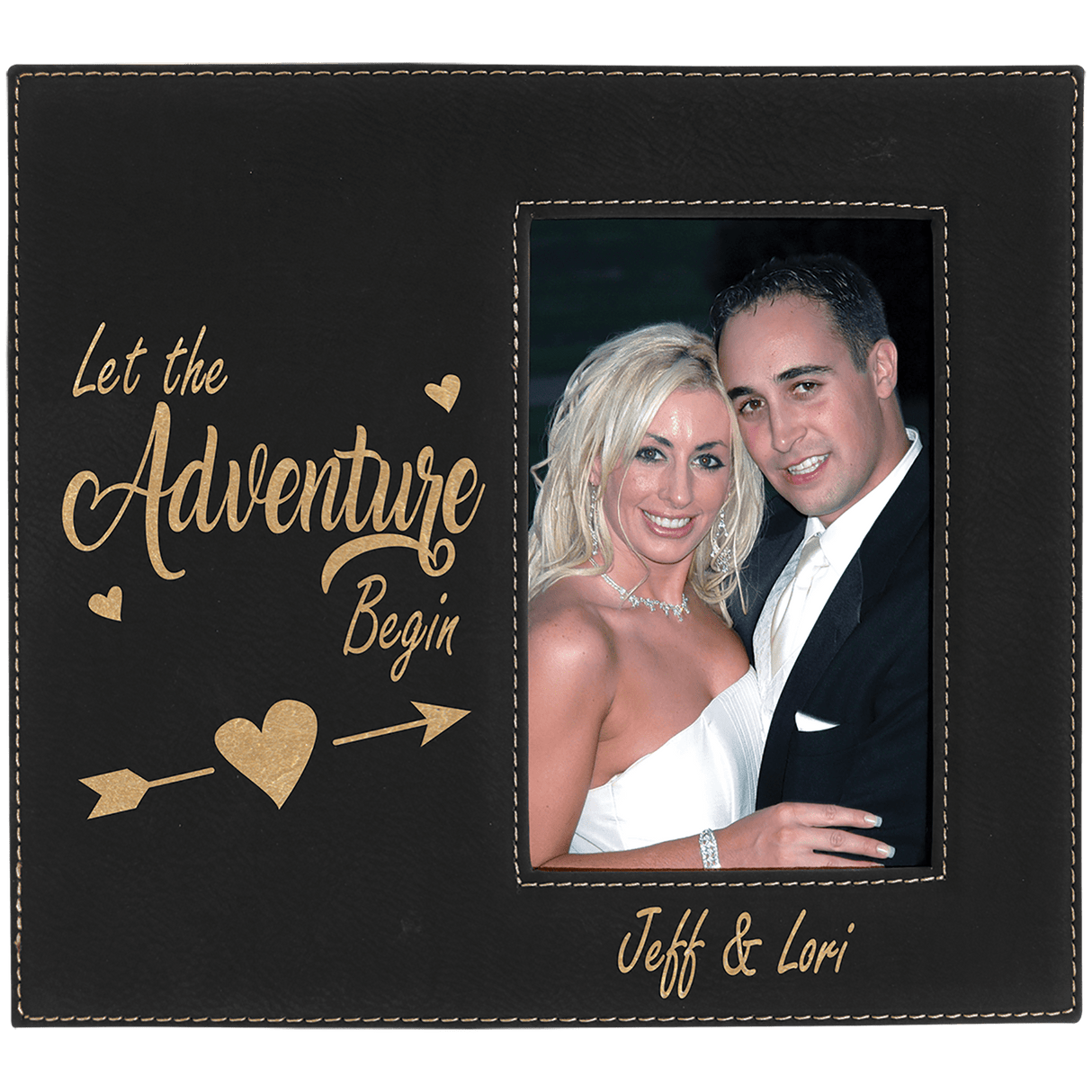 4" x 6" Photo Frame with Large Engraving Area-AKD Ink