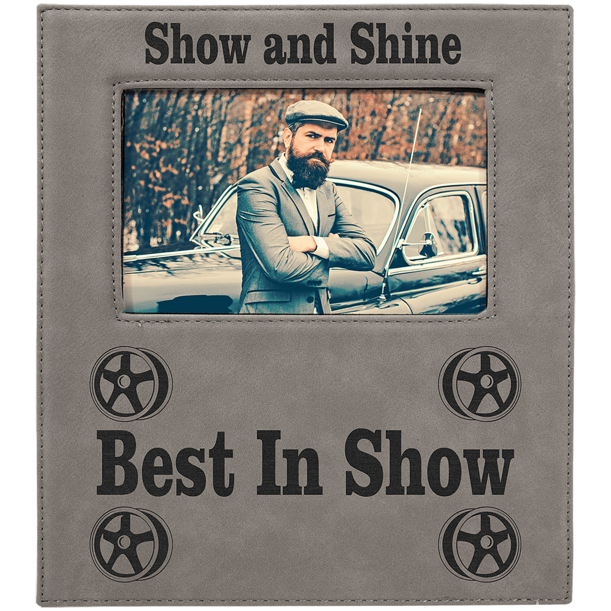 4" x 6" Photo Frame with Large Engraving Area-AKD Ink