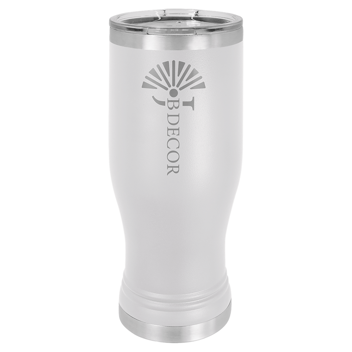 20 oz. Polar Camel Pilsner with Clear Lid-AKD Ink