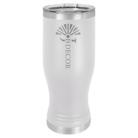 20 oz. Polar Camel Pilsner with Clear Lid-AKD Ink