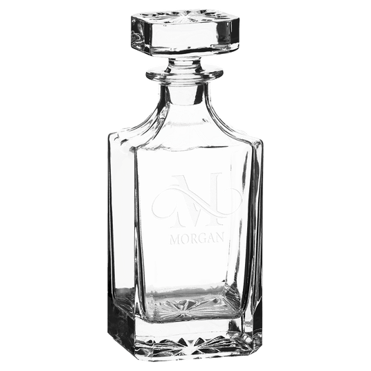 Square Glass Decanter with Gift Box-AKD Ink