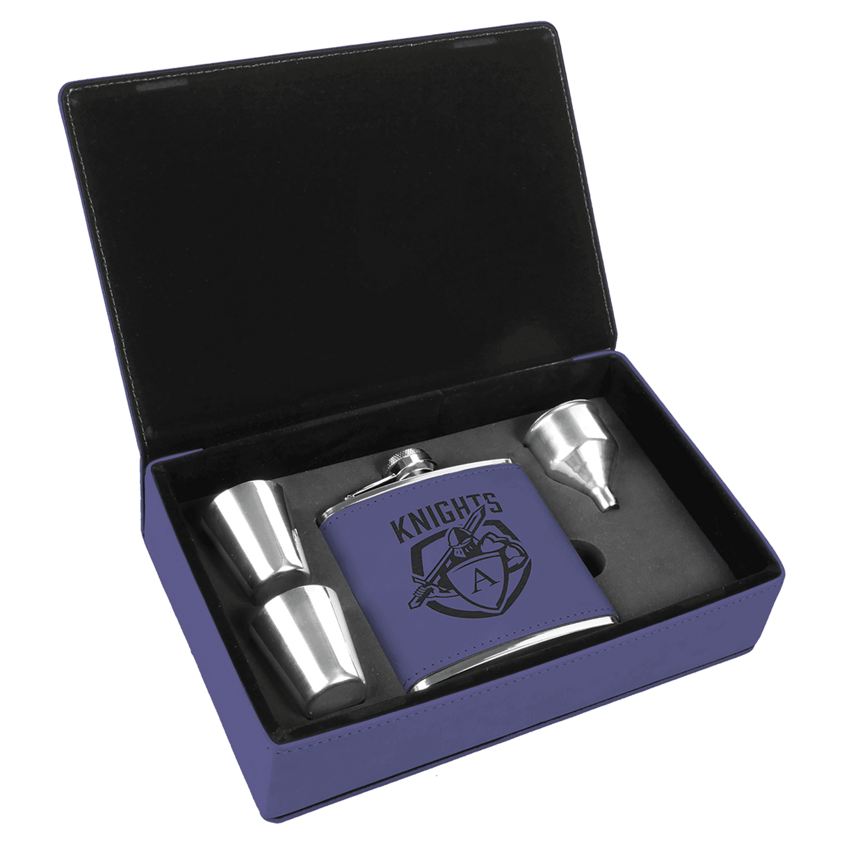6 oz. Flask Gift Set-AKD Ink