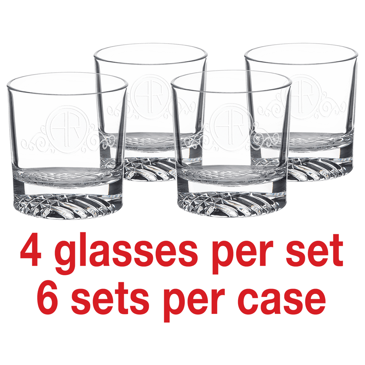 Round Rocks Glasses in Gift Box-AKD Ink