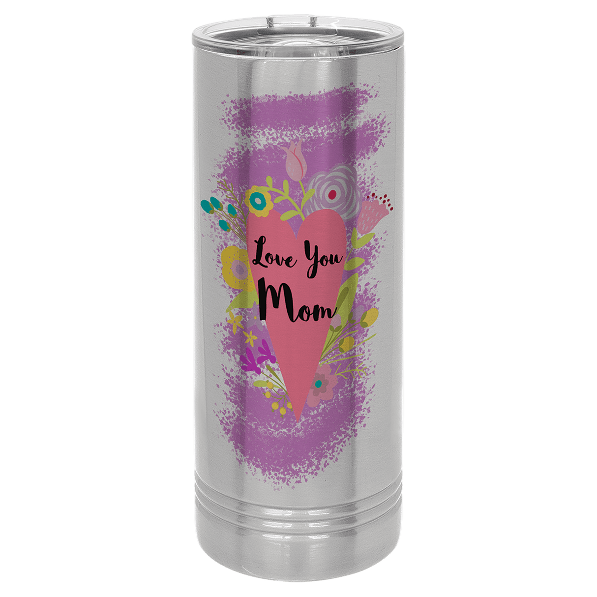Polar Camel 22 oz. Stainless Steel Sublimatable Skinny Tumbler with Slider Lid-AKD Ink