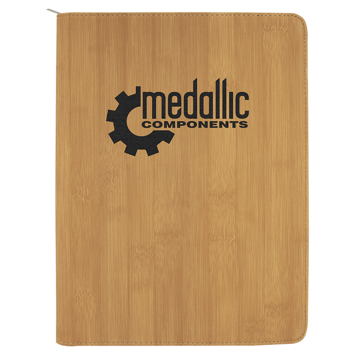 9 1/2" x 12" Portfolio with Notepad and Zipper-AKD Ink