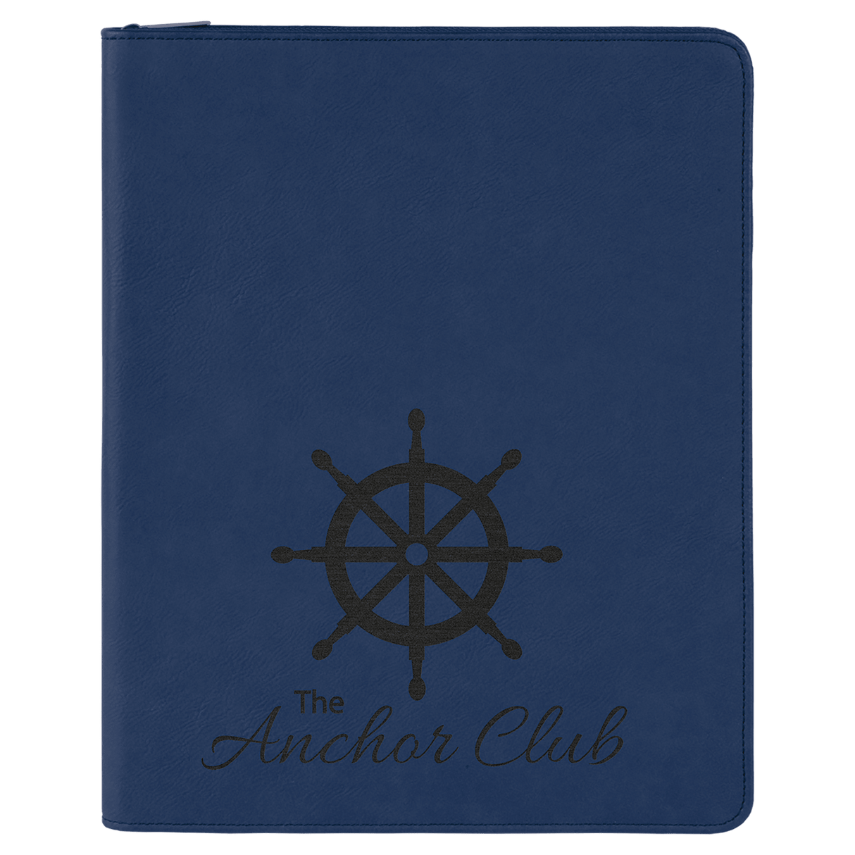 9 1/2" x 12" Portfolio with Notepad and Zipper-AKD Ink