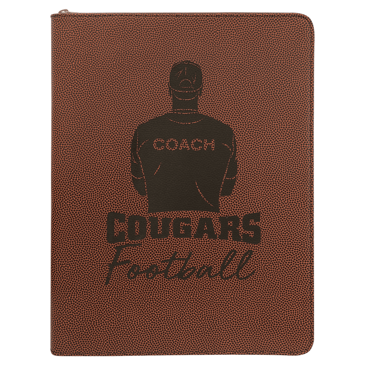 9 1/2" x 12" Portfolio with Notepad and Zipper-AKD Ink