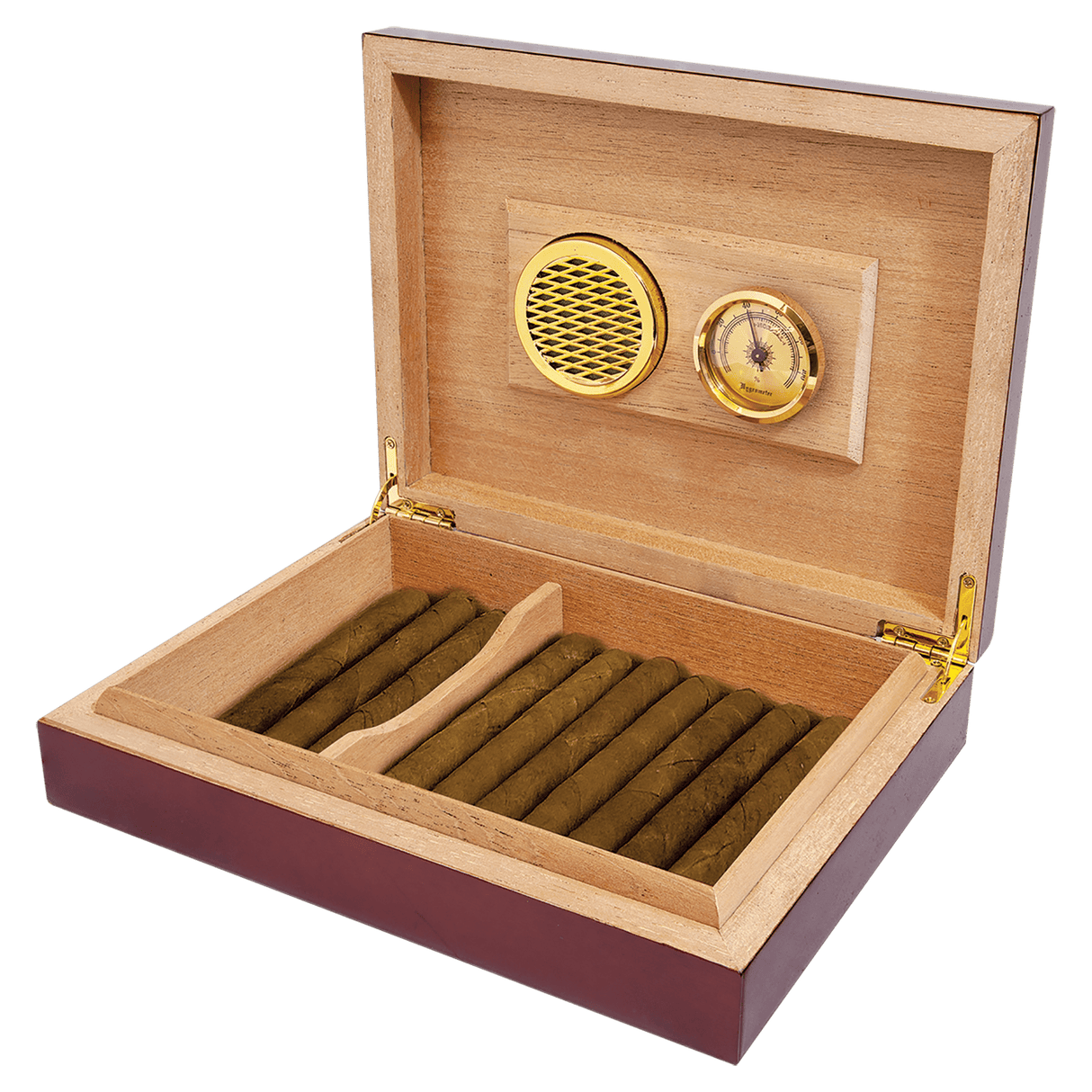 Rosewood Piano Finish Humidor-AKD Ink