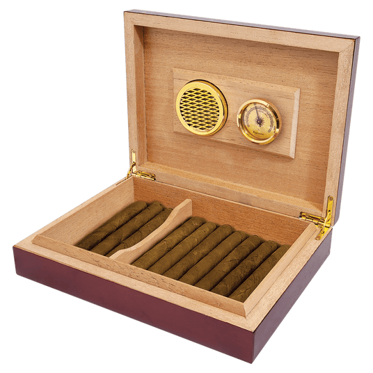 Rosewood Piano Finish Humidor-AKD Ink