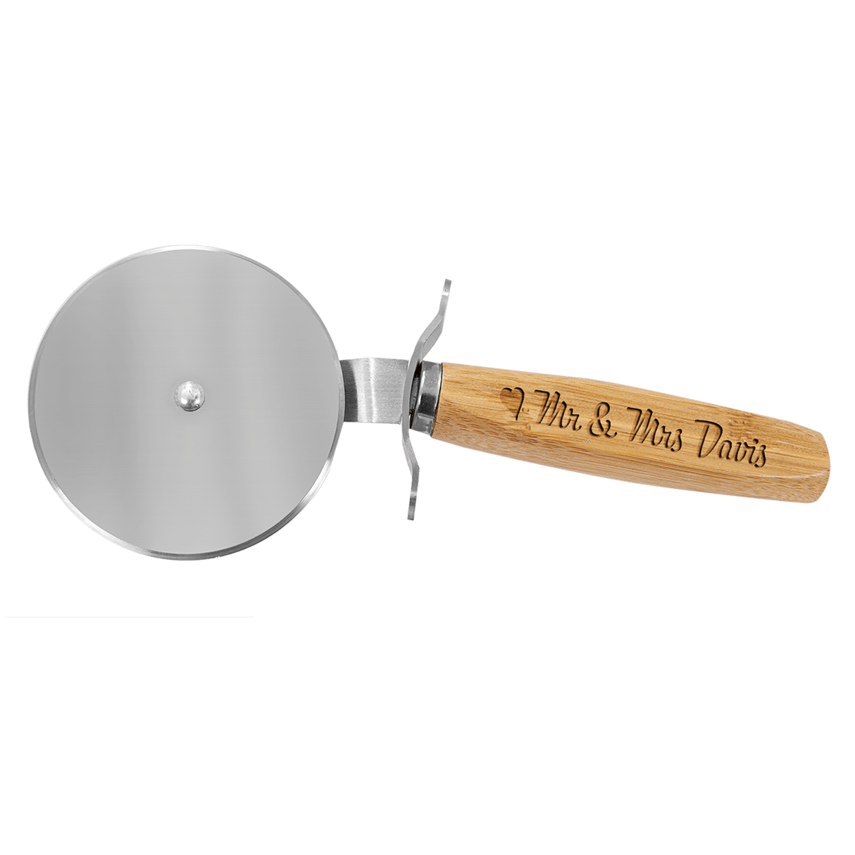 Bamboo Pizza Cutter-AKD Ink