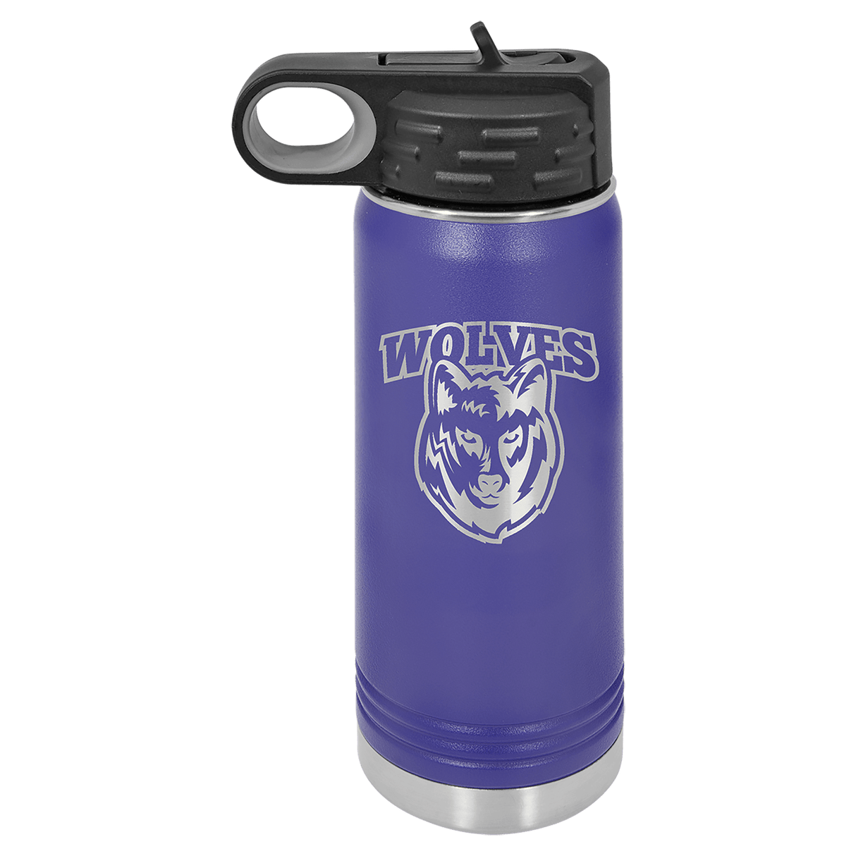 20 oz. Polar Camel Powder Coated Water Bottle-AKD Ink