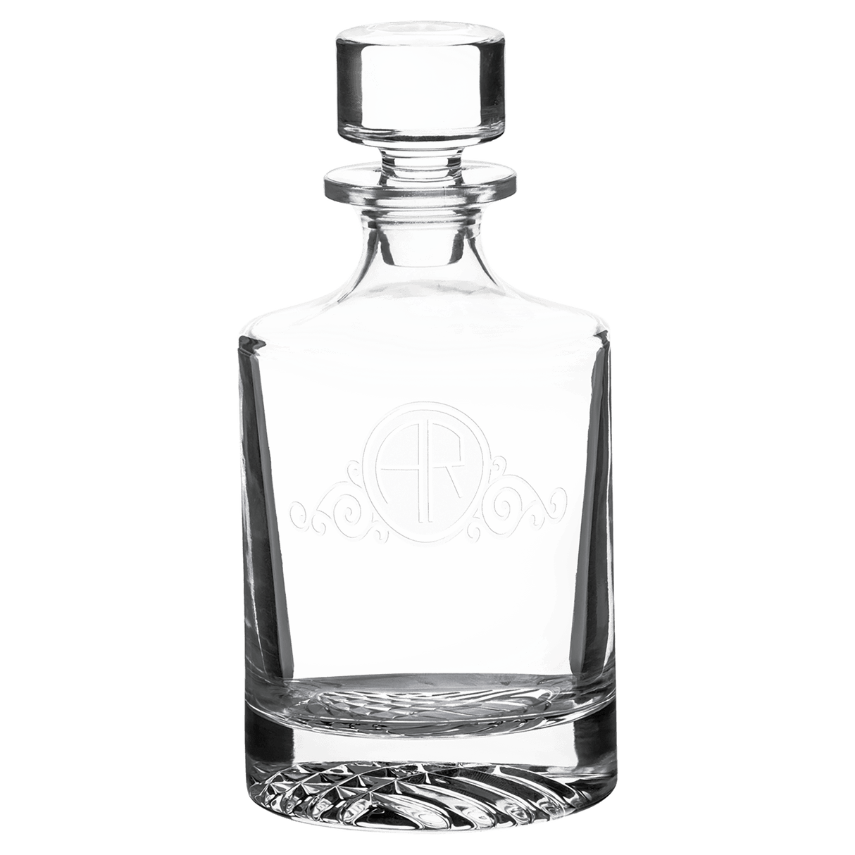 Round Glass Decanter with Gift Box-AKD Ink