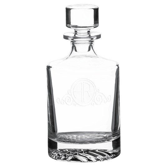Round Glass Decanter with Gift Box-AKD Ink
