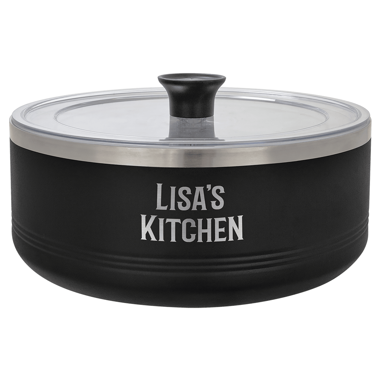 3 Quart Polar Camel Serving Bowl with Lid-AKD Ink