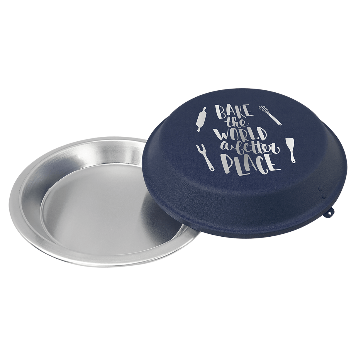 Aluminum Pie Pan with Powder Coated Lid-AKD Ink
