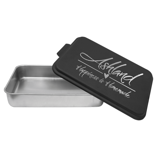 Aluminum Cake Pan with Powder Coated Lid-AKD Ink