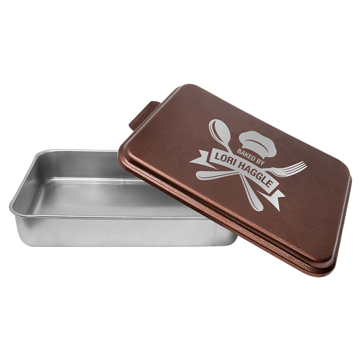 Aluminum Cake Pan with Powder Coated Lid-AKD Ink