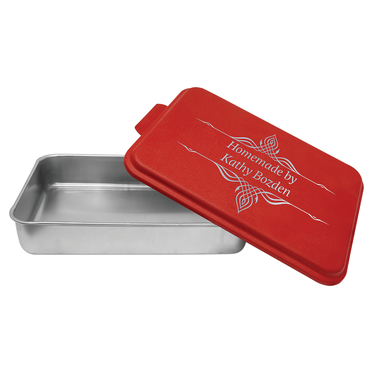 Aluminum Cake Pan with Powder Coated Lid-AKD Ink