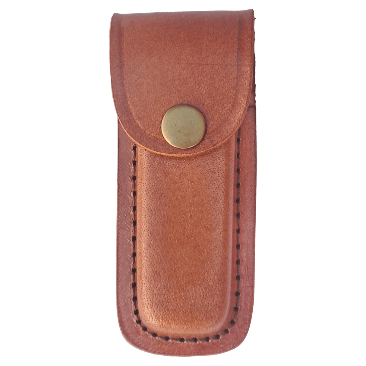 Bison River Leather Sheath with Snap Closure for Folding Knife-AKD Ink