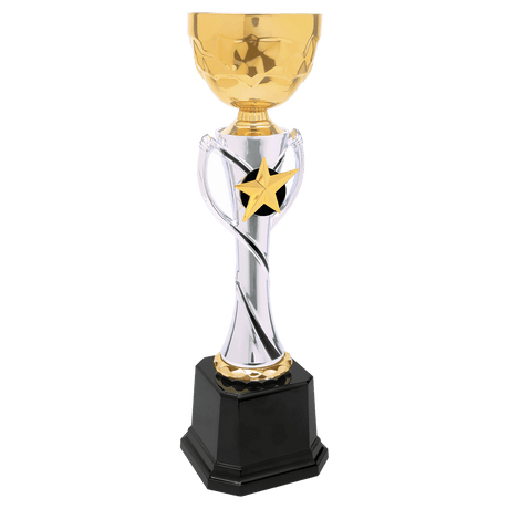 Gold/Silver Metal Cup-12 1/4"-AKD Ink