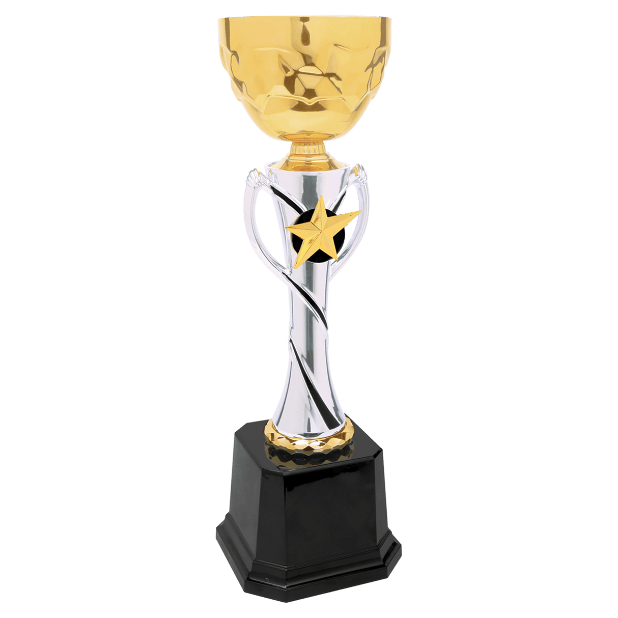 Gold/Silver Metal Cup-12 1/4"-AKD Ink