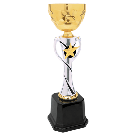 Gold/Silver Metal Cup-12 1/4"-AKD Ink