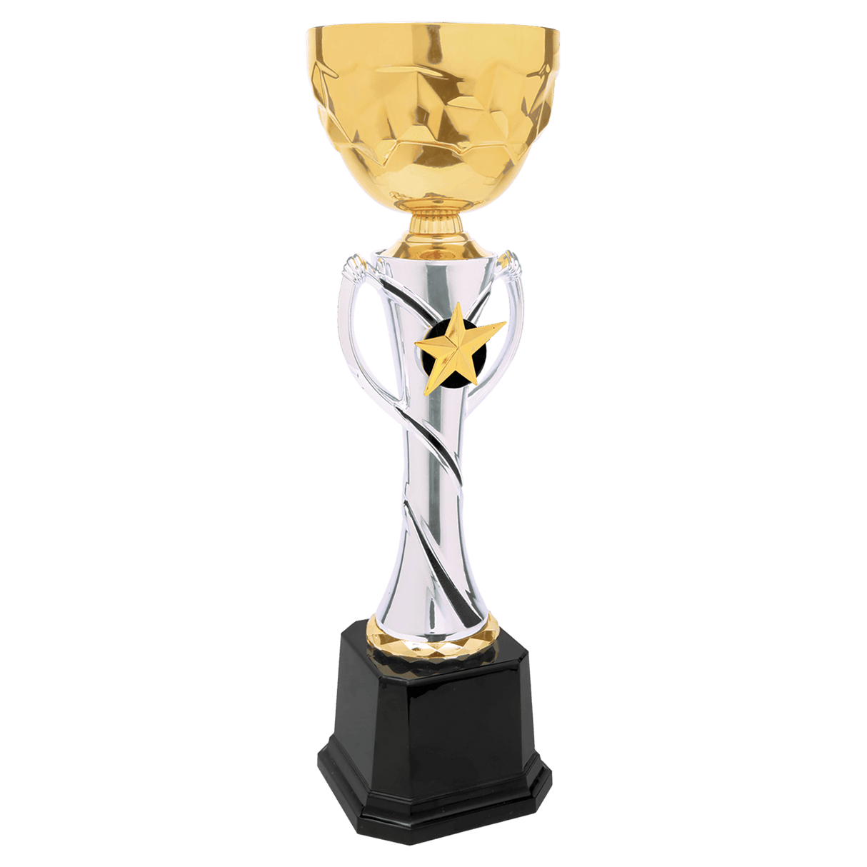 Gold/Silver Metal Cup-12 1/4"-AKD Ink