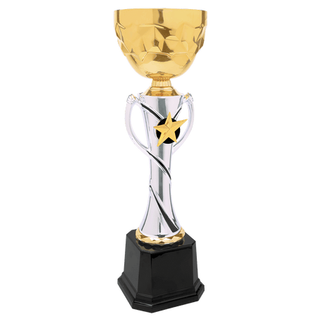 Gold/Silver Metal Cup-12 1/4"-AKD Ink