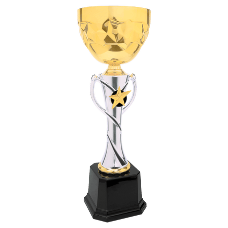 Gold/Silver Metal Cup-12 1/4"-AKD Ink