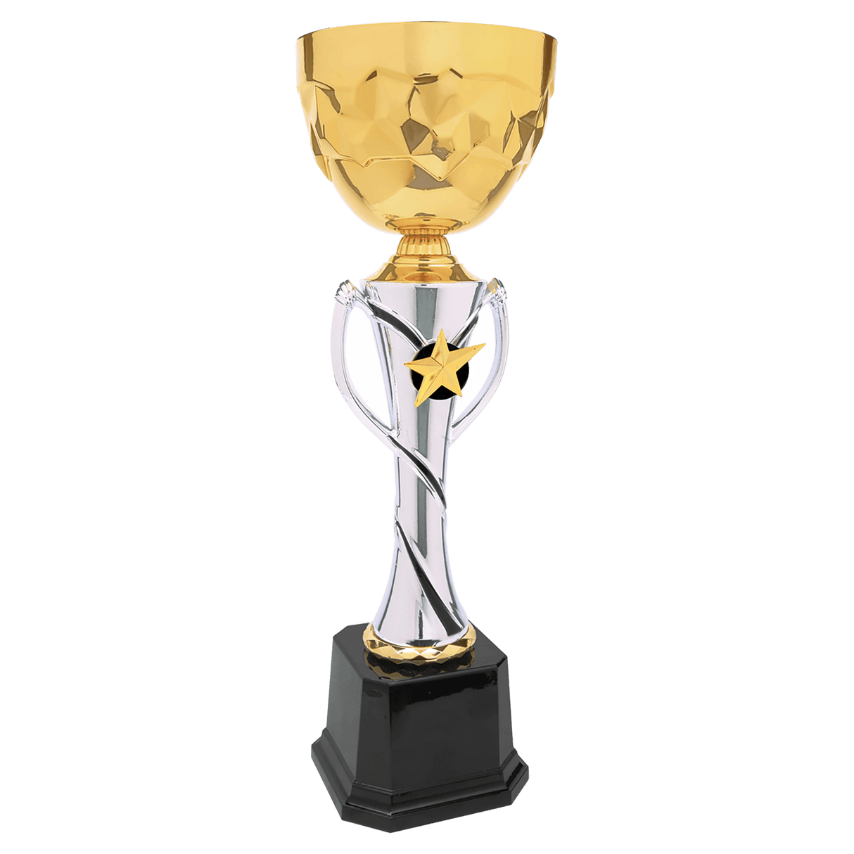 Gold/Silver Metal Cup-12 1/4"-AKD Ink
