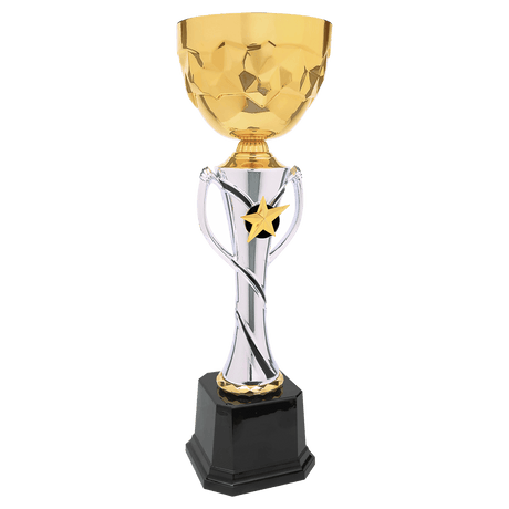 Gold/Silver Metal Cup-12 1/4"-AKD Ink