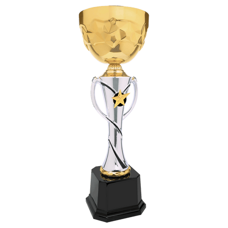 Gold/Silver Metal Cup-12 1/4"-AKD Ink
