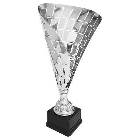 Silver Metal Flag Cup-15 1/2"-AKD Ink