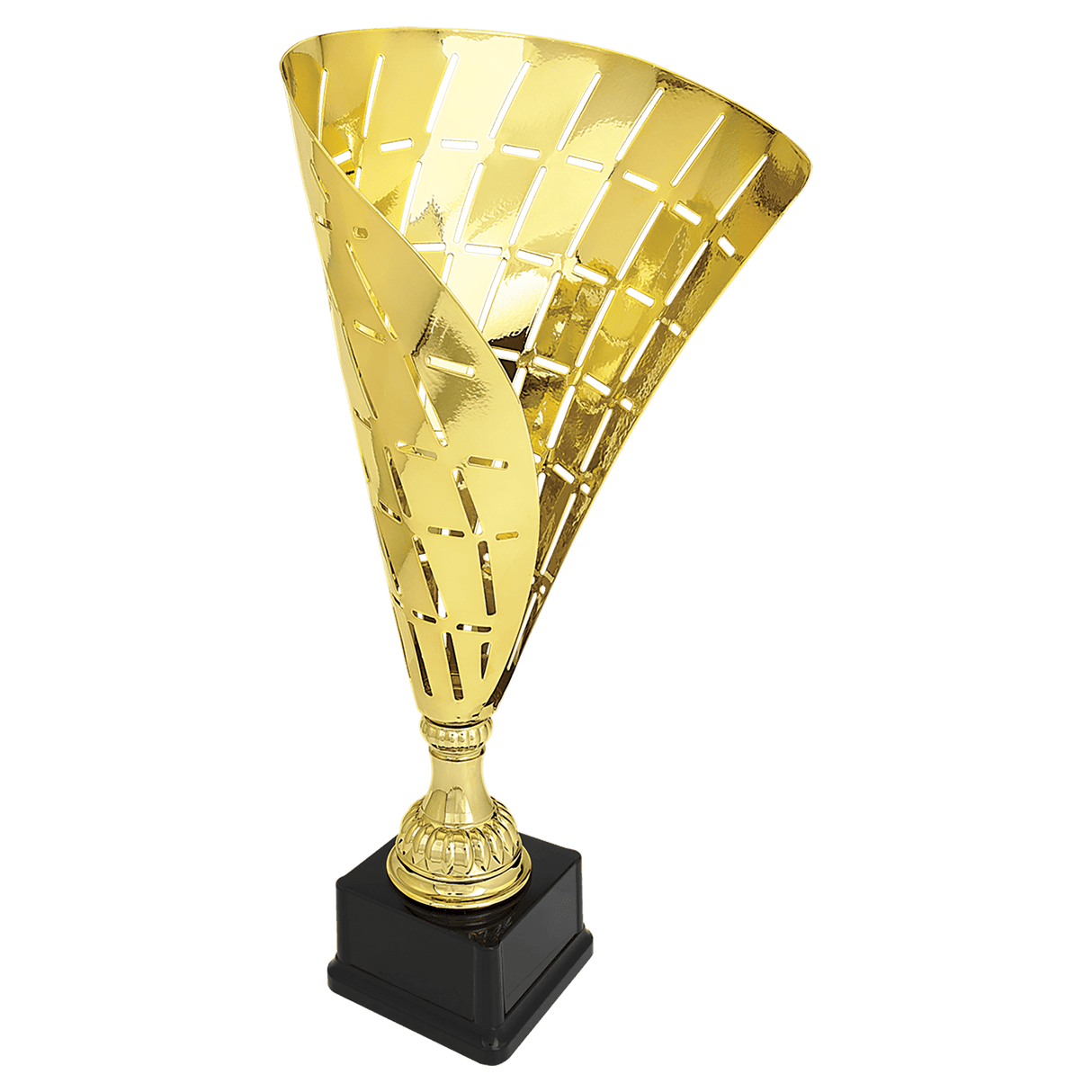 Gold Metal Flag Cup-19 1/2"-AKD Ink